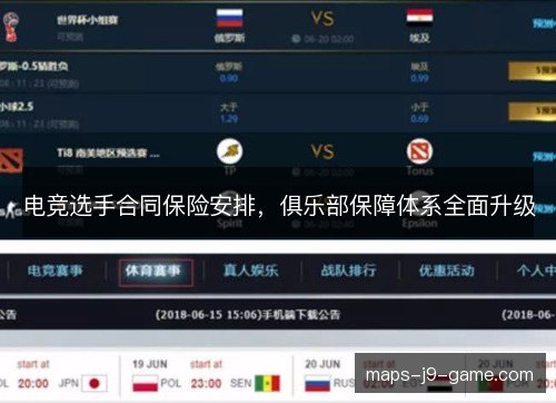 电竞选手合同保险安排,俱乐部保障体系全面升级 电竞选手合同保险安排,俱乐部保障体系全面升级